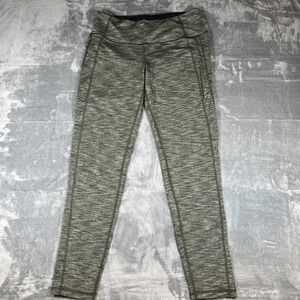 Victoria Sport Knockout By Victoria Secret Leggings Olive Green Heathered Size L